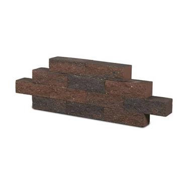 Wall Block bruin-zwart 32.5x12x10 cm