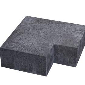 Oudhollandse Traptreden carbon 40x20 cm buiten hoekstuk