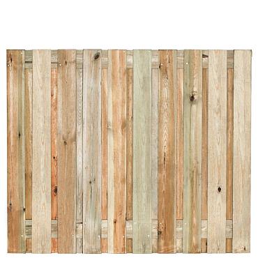 Tuinscherm Enschede Recht 21 planks (19+2/ Privacy) 180x150 cm