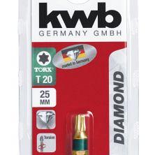 Bit Diamond torx 25 MM T20 kaart