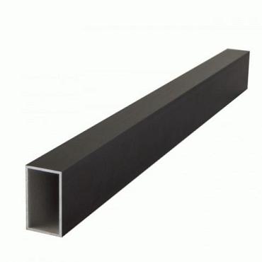 Aluminium onderconstructie/ regel zwart, 2mm dik, overspanning 40cm hart-op-hart 3x5x400cm ( alu-zelfborende clipschroef en epdm band mee te bestellen )