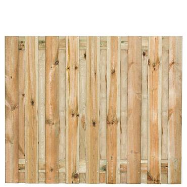 Tuinscherm Vasse  Recht 180x150 cm 16mm 19 planks (17+2)