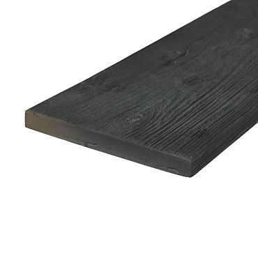 Timber Touch Old Kantplanken Charcoal Grey 240x15x1.5 cm