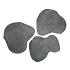 Flagstone p/st. Desert Black limestone geschuurd 2,5-4cm dik