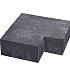 Oudhollandse Traptreden carbon 40x20 cm buiten hoekstuk